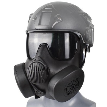 Полнолицевая маска Game Gear gas gp5 Black_Gray Lens