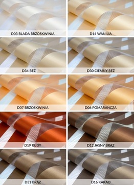 Roleta Dzień Noc na wymiar z napinaczem 107x250 cm