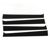 фото thumb №9, 4 szt. чорні стійки słupkowe оббивка двері стійки b стійки дверні оздоблення вікно автомобіля вікно