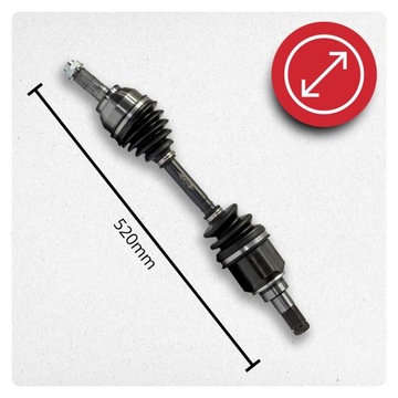 фото thumb №4, Піввісь ліва mazda 3 bk 2.0 mzr-cd механічна коробка передач нова