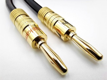NAKAMICHI Kabel głośnikowy OFC 2x1,5mm banany 8m