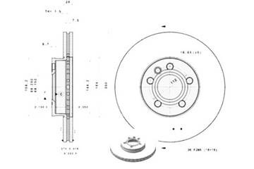 фото thumb №10, Brembo 09.9931.11 диск гальмівна