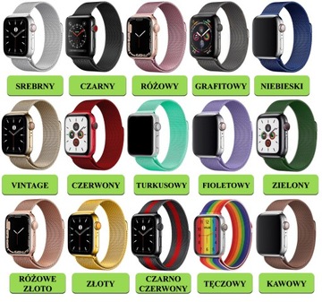 РЕМЕНЬ ДЛЯ Apple WATCH 1 2 3 4 5 6 7 8 9 SE 38MM 40MM 41MM НА ВЫБОР 15 ЦВЕТОВ |