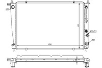 фото thumb №12, Nissens радиатор двигателя hyundai h1 97- 2.5 td