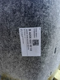 фото thumb №5, Mercedes w206 c klasa потолок потолок podsufitówk