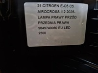 фото thumb №10, Citroen e-c5 c5 aircross ii 2025- лампа правый перед правая фара led eu