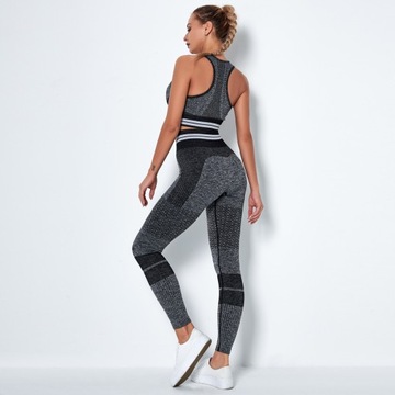 SPORTS Fitness SET топ бесшовные леггинсы L