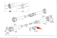 фото thumb №1, Опора вала mercedes w203 c209 r230 a1704100081 a1704100081
