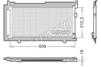 Конденсатор кондиціонера subaru forester 2.0 2.0d 03.13- denso Ціна, фото thumb