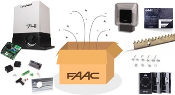 Napęd Faac Delta 3 741+ Lampa+ 5xListwa