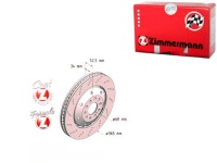 фото thumb №1, Гальмівні диски гальмівні 2szt audi a6 rs6 02-05 lp zimmerm