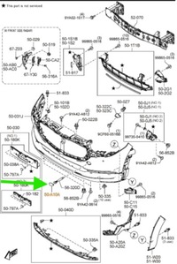 фото thumb №1, Заглушка фаркоп перед mazda cx-30dm dt ed 2019- оригінальний номер dfr5-50-a11b-bb