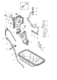 фото thumb №1, Volvo s40 v50 c30 v70 s80 прокладка насоса масла 1,6d 30735087 оригинальный номер