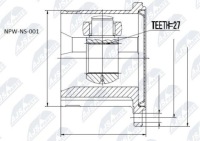 фото thumb №4, Шарнір wew. l/p nissan pathfinder 95-03l/p