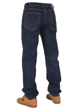 Spodnie męskie jeans W:34 88 CM L:32 granat