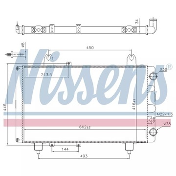 фото thumb №9, Nissens 63561 радиаторов, система охлаждение двигателя