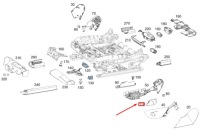 Купить Mb gle w167 передняя часть outer left seat belt fitting cover a16786805007p82, фото thumb