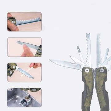 SURVIVAL Camo LEAF Универсальные комбинированные плоскогубцы 12 в 1 MUL5