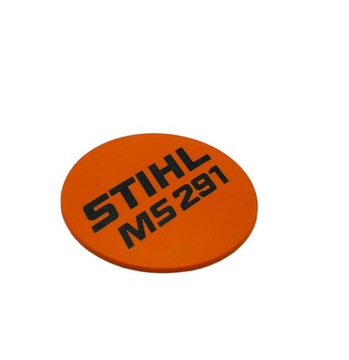 TABLICZKA Z TYPEM URZĄDZENIA STIHL DO PILARKI PIŁY MS 291 ORYGINAŁ