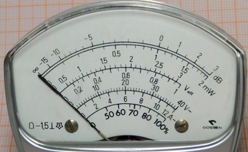 Аналоговый амперметр постоянного тока 50 мкА GOSSEN [T4]S7