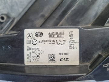 фото thumb №16, Mercedes vito v класс w447 перед полный led inteligent 4479064700 4479064600