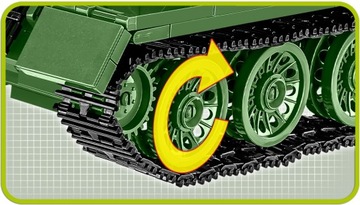 COBI 2541 Советская пушка СУ 100 646 шт.