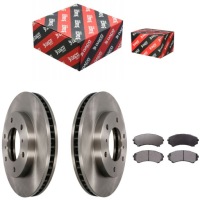 фото thumb №1, Гальмівні диски гальмівні + гальмівні колодки перед mitsubishi pajero ii iii iv