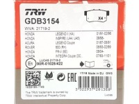 фото thumb №3, Trw тормозные колодки тормозные задняя honda integra dc2 dc4