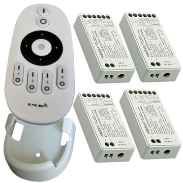 4 SLIM КОНТРОЛЛЕРА + ПУЛЬТ MILIGHT ДЛЯ LED MONO ИЛИ CCT
