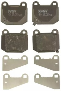 фото thumb №15, Тормозные колодки ham. nissan t. 350z/impreza 00- wrx/forester 13- trw gdb3350