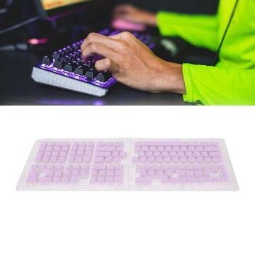 Колпачки для ключей PBT Pudding, 129 ключей, полупрозрачная высота впрыски двойника Ди OEM
