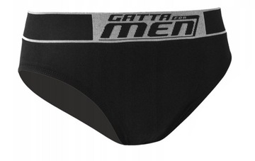 ТРУСЫ GATTA ИЗ ХЛОПКА, ЧЕРНЫЕ XXL