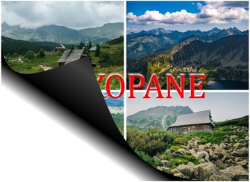 Magnes na lodówkę pamiątka z Zakopanego magnesy Zakopane regionalne Z5