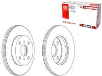 фото thumb №1, Тормозные диски тормозные 2szt toyota yaris yaris verso 1.0