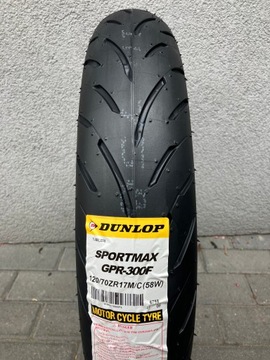 120/70ZR17 Dunlop SPORTMAX GPR300F (58 Вт) TL 2022 г.