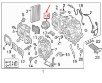 фото thumb №10, Mercedes-benz vito w447 вентилятор нагрівача a0008304701 оригінальна запчастина