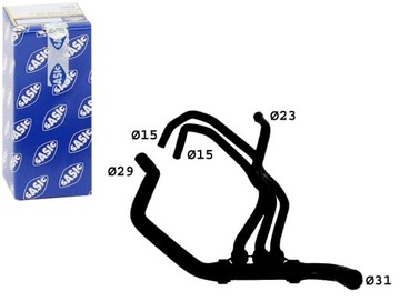 фото thumb №1, Sasic шланг радиатор renault grand scenic ii 1.