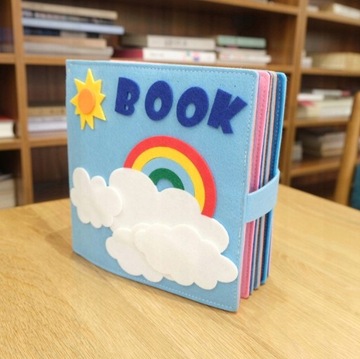 Quiet Book Książeczka Sensoryczna Montessori