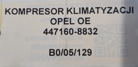 фото thumb №7, Компресор кондиціонера opel оригінальний номер 447160-8832