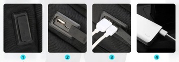 ВРОЦЛАВ Рюкзак FRN7137 для ноутбука 15,6 дюйма с USB