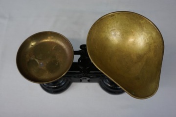 Торговые весы Old Librasco Anglia, кастрюли, гири, антикварный набор