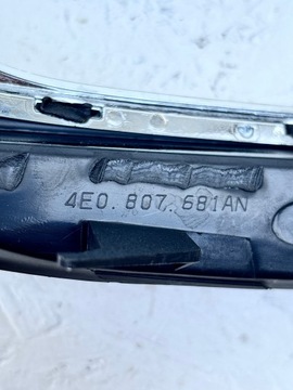 фото thumb №9, Audi a8 d3 рестайлинг левая решётка заглушка бампера 4e0807681an