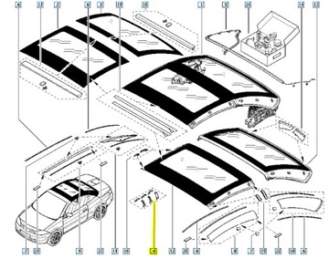 фото thumb №9, Кронштейни дах renault megane ii оригінальний номер 7701475401