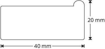 Podobrazie PROFESSIONAL Blejtram 40x120 cm 40/120