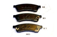 фото thumb №1, Ashika гальмівні колодки гальмівні chevrolet epica 2.0