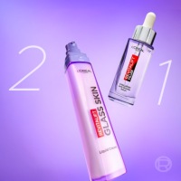 Набор L Oréal Revitalift Glass Skin легкий крем для эффекта стеклянной кожи 2 х 50 мл