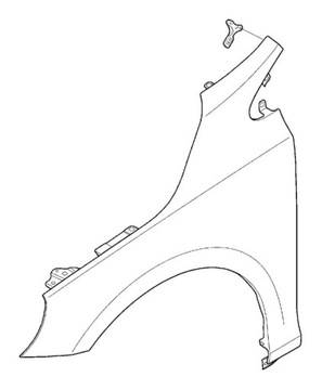 фото thumb №1, Volvo v40 v40cc крило переднє лівий новий оригінал