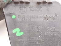 Купить Bmw 5 g30 заглушка фаркоп бампера задняя 7387314, фото thumb