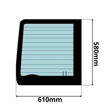 фото thumb №1, Стекло задняя дверь ford tourneo transit connect -l 0348