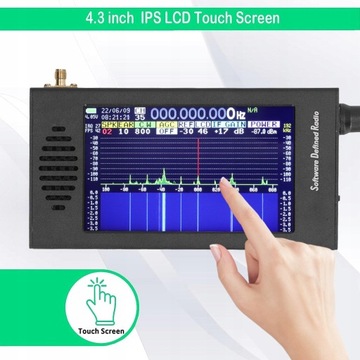 Радиоприемник DSP SDR, экран 4,3 дюйма
